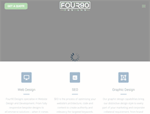 Tablet Screenshot of four90designs.co.uk